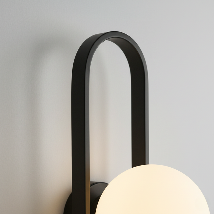 Aplique de pared de cristal LED. Iluminación moderna y elegante para el interior de tu casa.