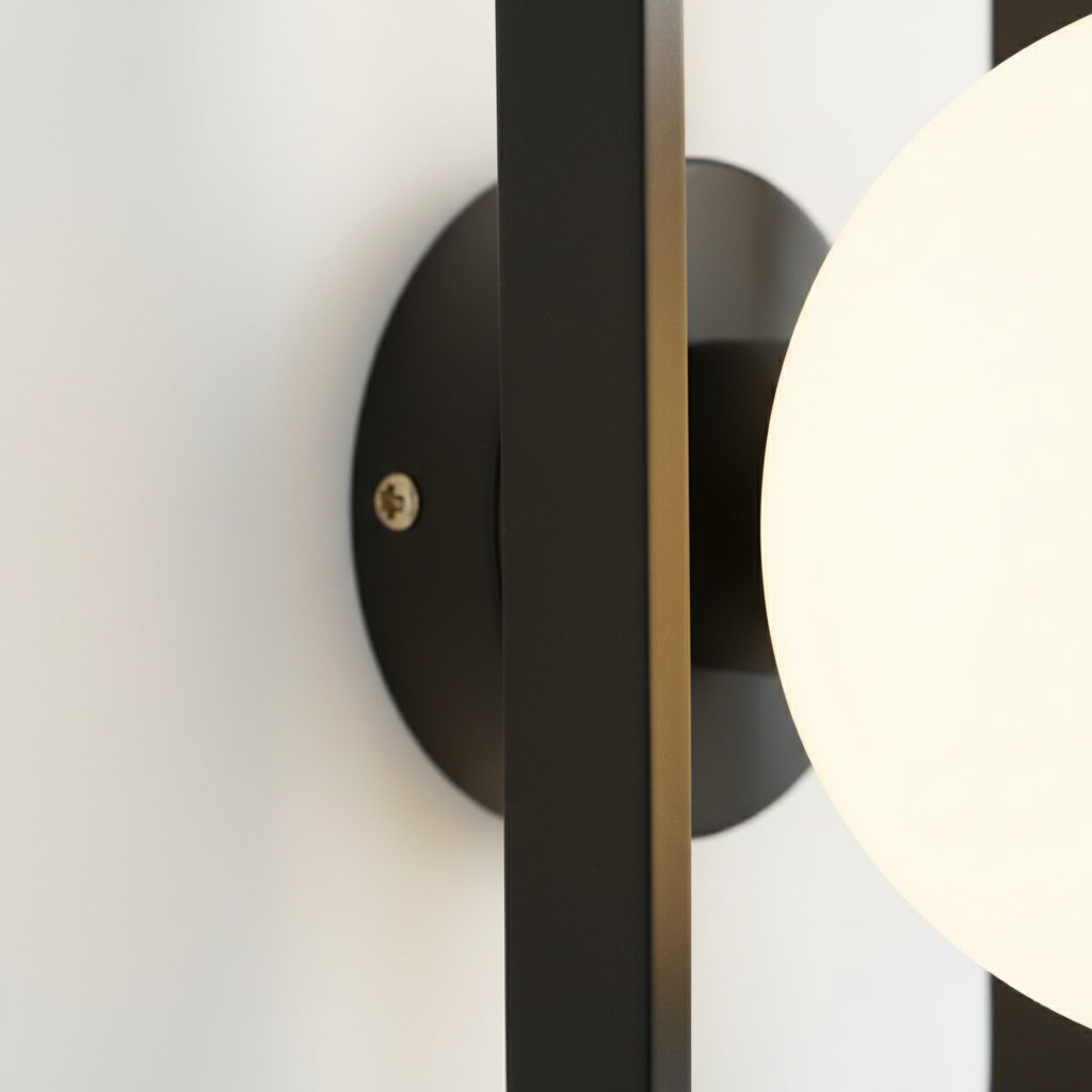 Luminaria de vidrio moderna. Aplique de pared para dormitorio, crea un ambiente acogedor LED.