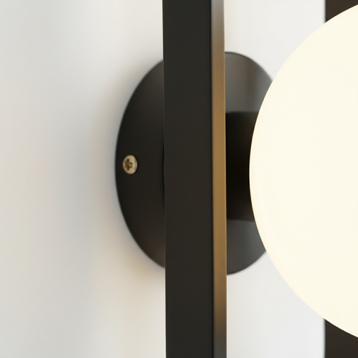 Luminaria de vidrio moderna. Aplique de pared para dormitorio, crea un ambiente acogedor LED.