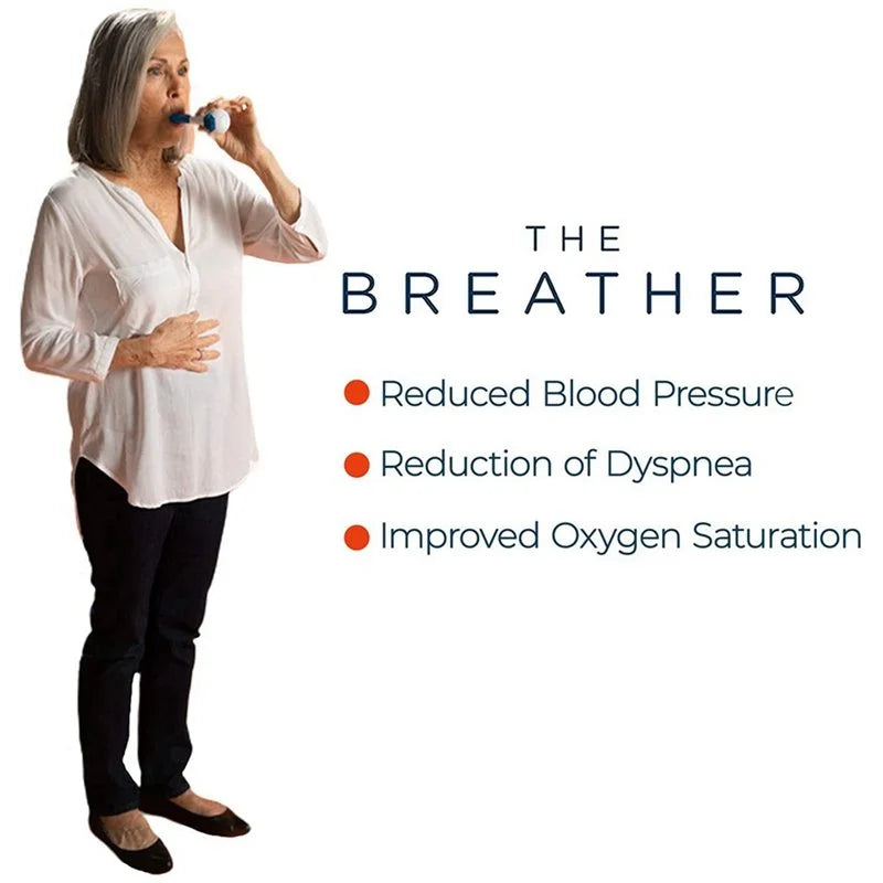 Entrenador pulmonar para vitalidad y bienestar. Fortalece músculos respiratorios para una mejor salud.