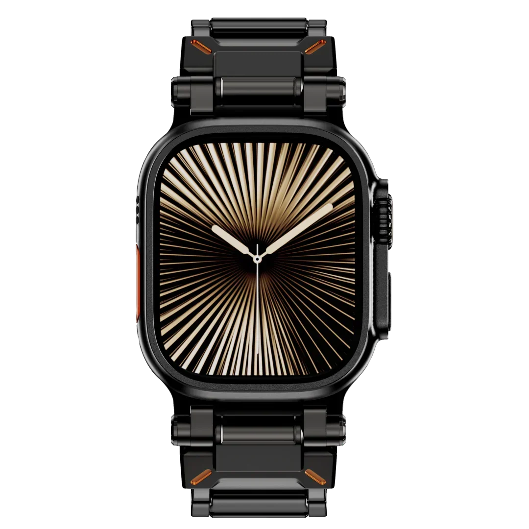 Correa de titanio para smartwatch, accesorio premium unisex, duradero y muy adaptable.