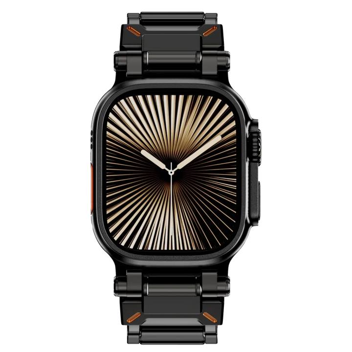 Correa de titanio para smartwatch, accesorio premium unisex, duradero y muy adaptable.