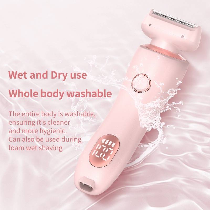 Depiladora eléctrica inalámbrica para mujer, ideal para ducha. Depilación rápida y suave, uso en húmedo/seco.