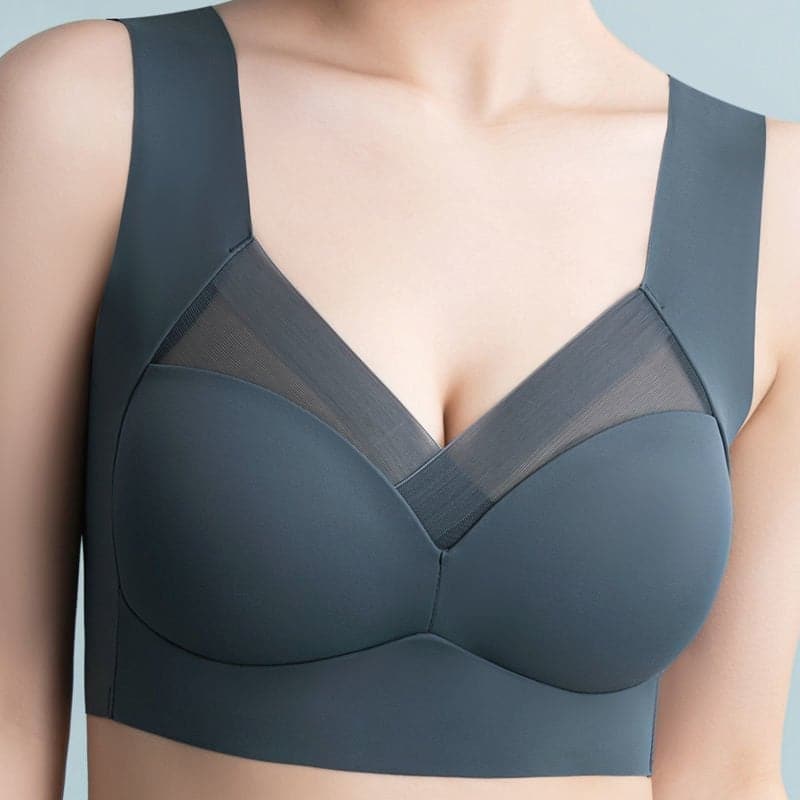 Lencería cómoda: sujetador sin aros para mujer, push up y transpirable.