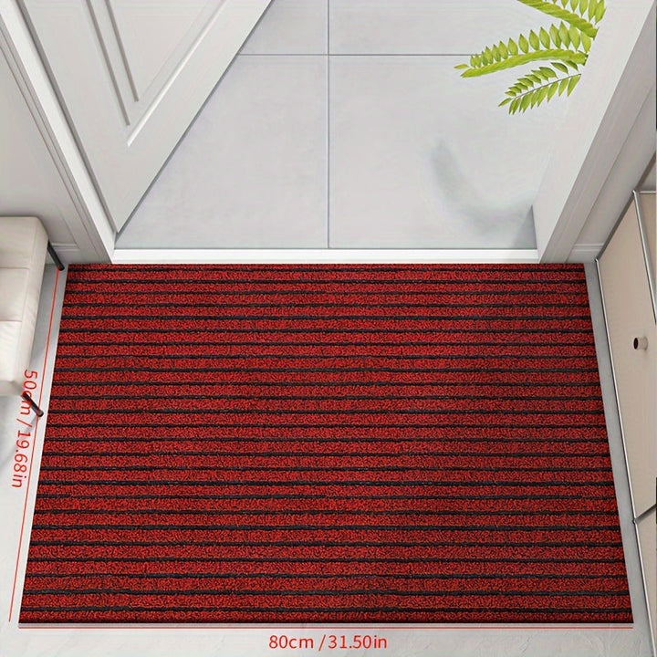 Tapete protector de entrada para exterior. Detiene suciedad, lluvia y barro, manteniendo el hogar limpio.