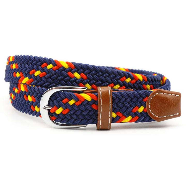 Cinturón de moda trenzado elástico para un ajuste perfecto y comodidad durante todo el día.