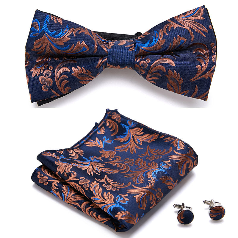 Pañuelo de bolsillo floral de poliéster, accesorio elegante para traje de hombre. [[lstfy-media:26]]