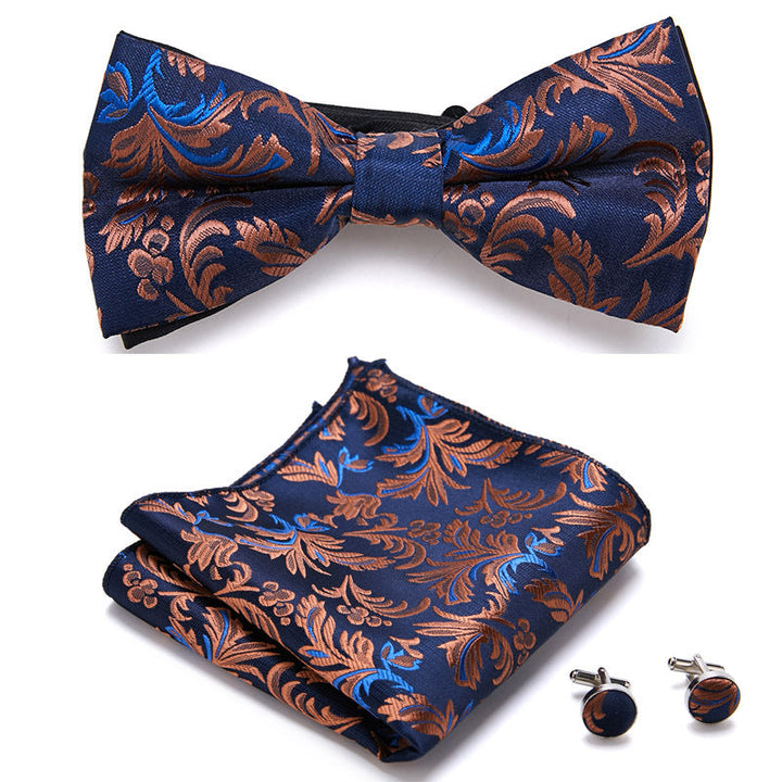 Pañuelo de bolsillo floral de poliéster, accesorio elegante para traje de hombre. [[lstfy-media:26]]