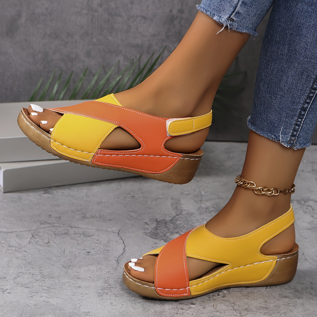 Sandalias casuales cómodas mujer, ideales para disfrutar el verano con estilo y frescura.