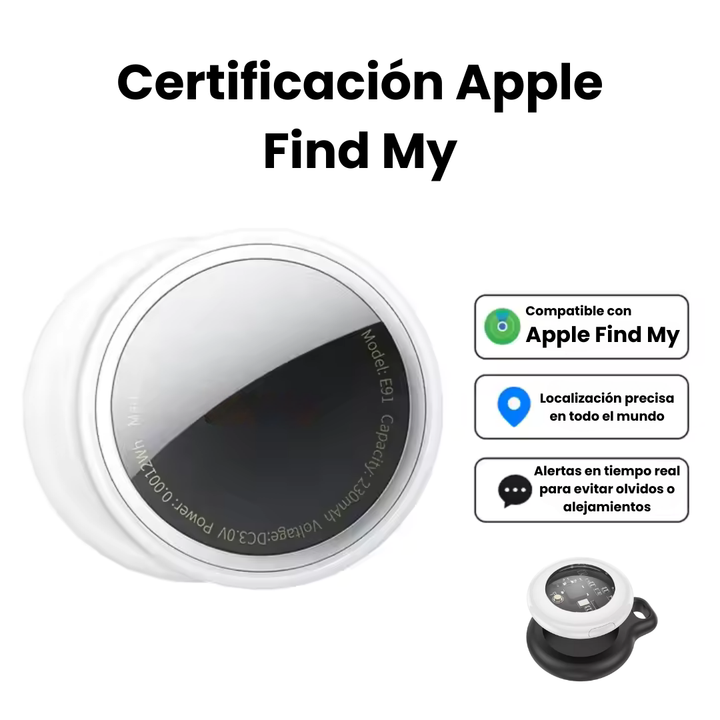 Rastreador GPS para gatos sin suscripción, fácil de usar y compatible con dispositivos iOS.