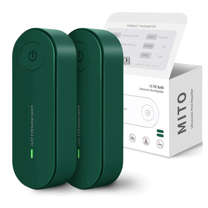 Previene plagas con este repelente ultrasónico enchufable. Protege el hogar de mosquitos, ratones e insectos.