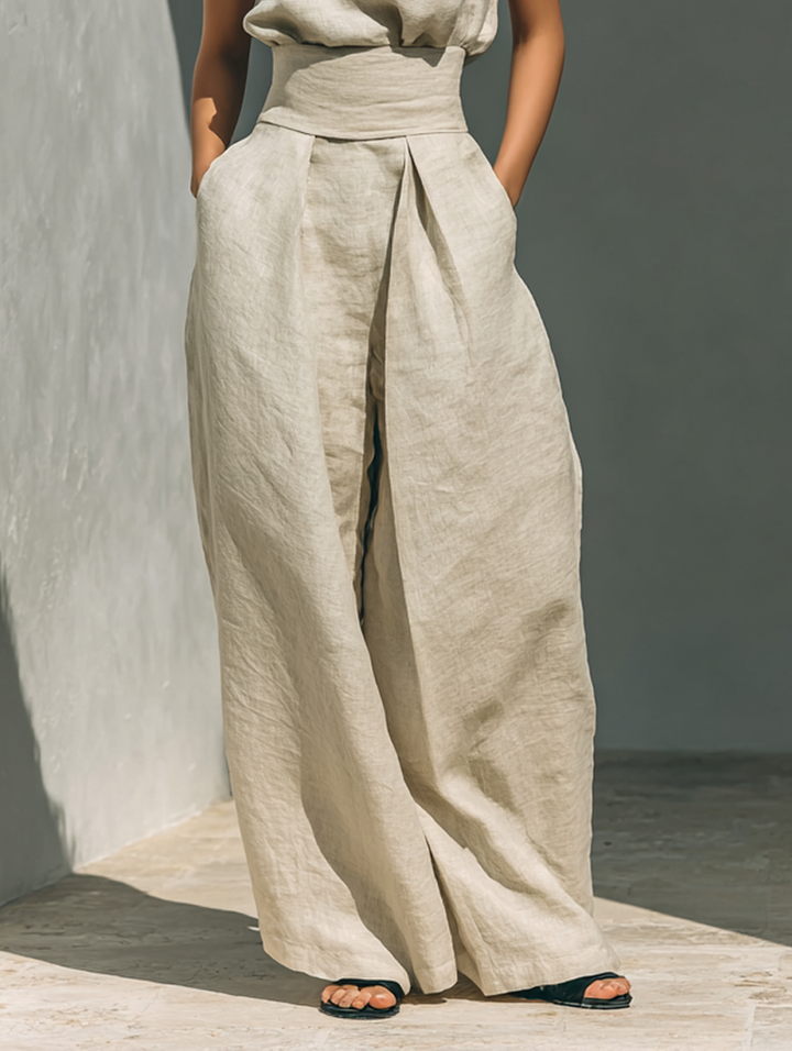 Conjunto verde militar para mujer, estilo casual cómodo, perfecto para el verano.