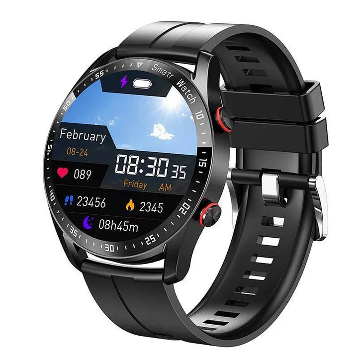 Smartwatch resistente al agua. Perfecto para deportes acuáticos, con monitor de salud, glucosa y fitness.