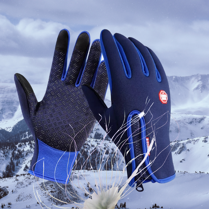 Guantes térmicos unisex, impermeables y antideslizantes. Ideales para protegerse del frío intenso en invierno.
