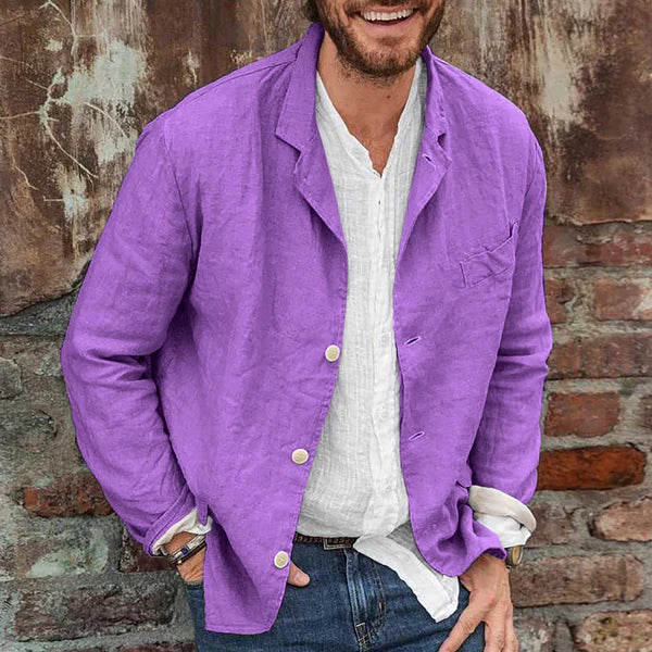 Chaqueta casual Sirocco para hombre, diseño moderno y estilo relajado. Prenda versátil para cualquier ocasión.