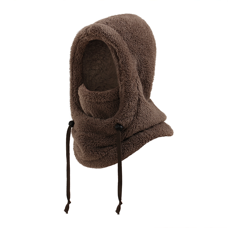 Invierno seguro: gorro bufanda calentador para niños, suave y cómodo material polar.