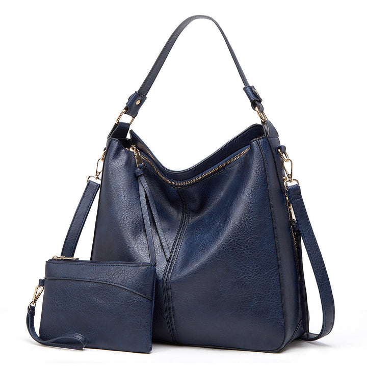 Accesorios de mujer: set de bolsos bandolera y muñeca, piel sintética premium, moda.