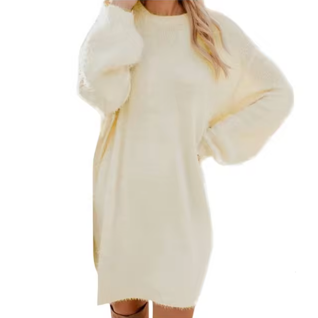 Vestido de mujer elegante y casual, ideal para uso diario en otoño.