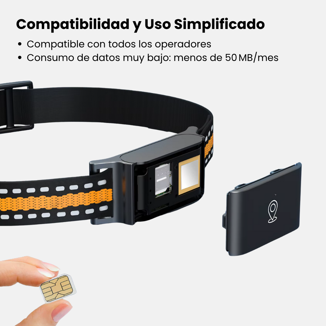 GPS para perros antirrobo, localizador de mascotas impermeable para seguridad y tranquilidad.