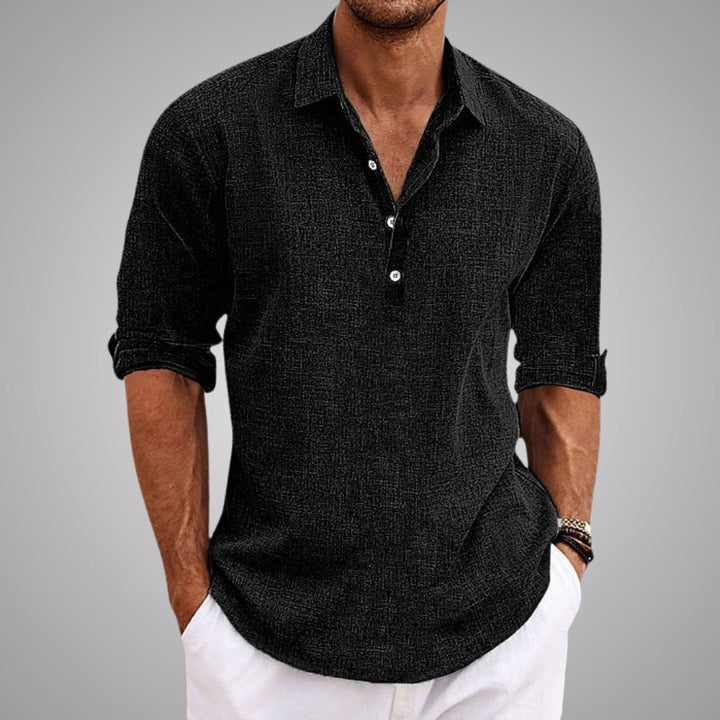 Camisa Samuel para hombre, estilo casual elegante. Confortable y versátil, con botones. Ideal para cualquier día.