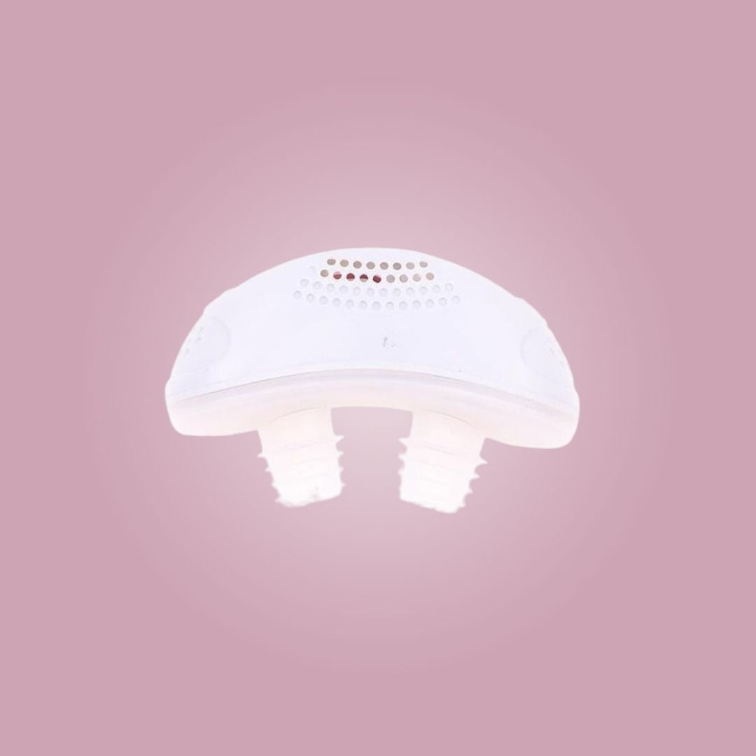 Dispositivo anti-ronquidos ergonómico de silicona, suave y cómodo para la nariz.