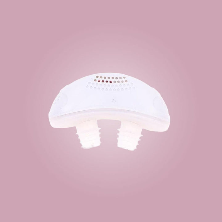 Dispositivo anti-ronquidos ergonómico de silicona, suave y cómodo para la nariz.
