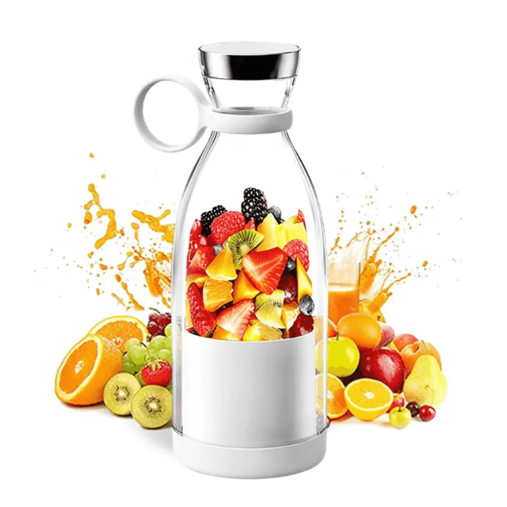 Licuadora personal USB para batidos rápidos y jugos saludables. Diseño unisex para fitness y viajes cómodos.