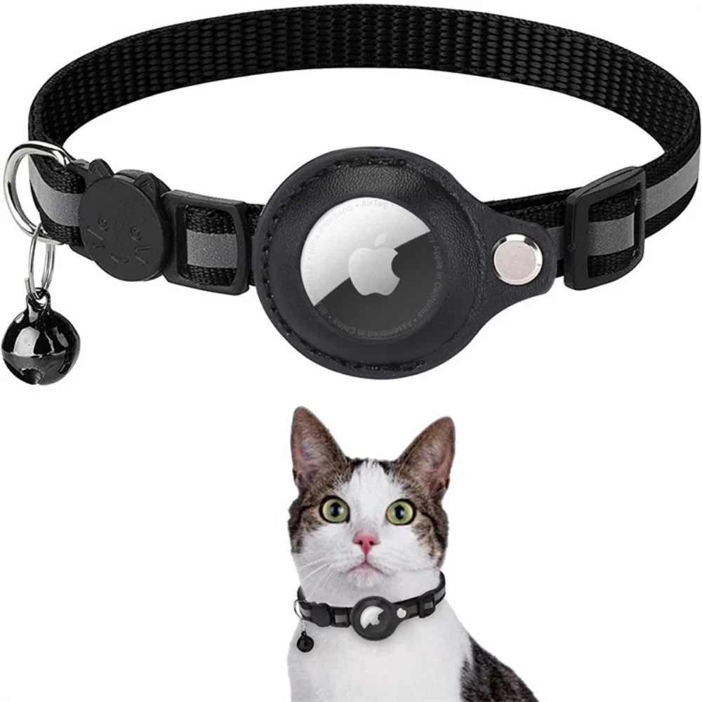 Collar GPS para gato, reflectante, con liberación rápida y localizador de seguridad.