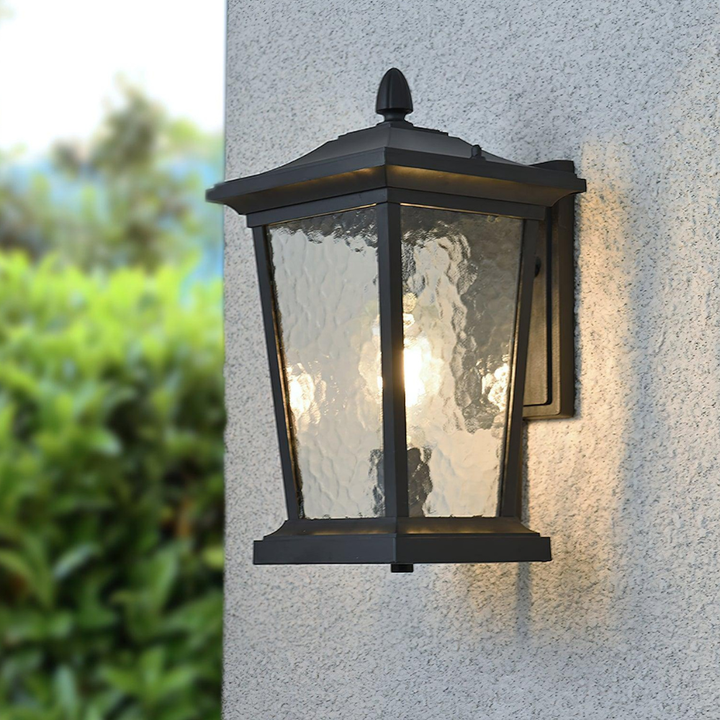Alumbrado industrial LED de aluminio, aplique de pared para exteriores.