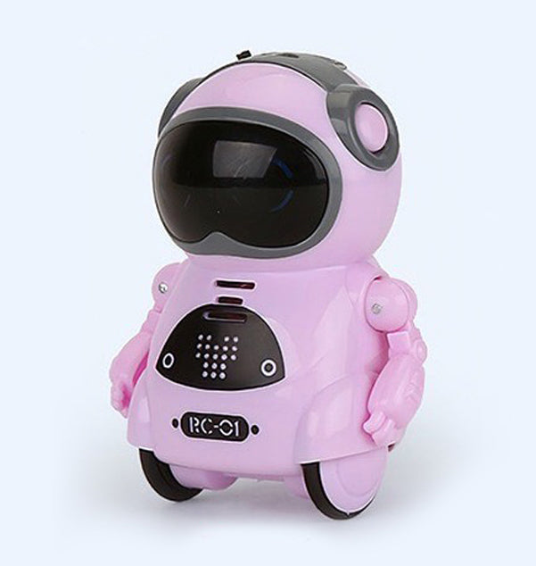 Robot RC de bolsillo con modos interactivo y de entretenimiento. Mini robot ideal para jugar y bailar.
