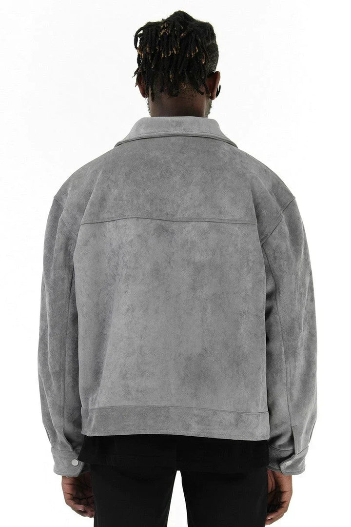 Primer plano tela chaqueta utility hombre. Textura duradera y cómoda. Ropa de hombre para otoño/invierno.