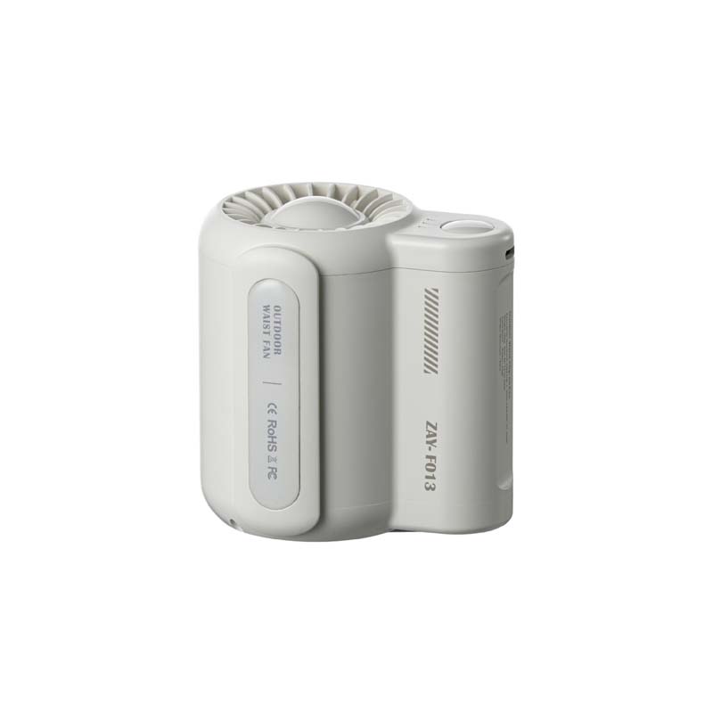 Ventilador con clip para cintura, manos libres, refrescante para verano y actividades al aire libre.