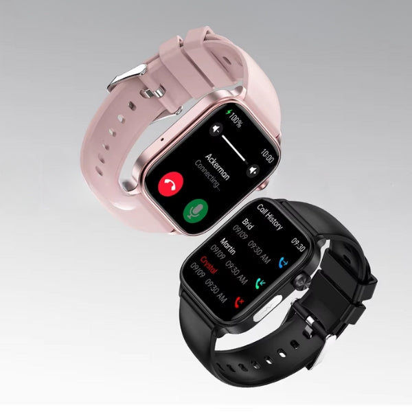 Tecnología de bienestar: Smartwatch con seguimiento de glucosa, corazón y presión para una vida sana.