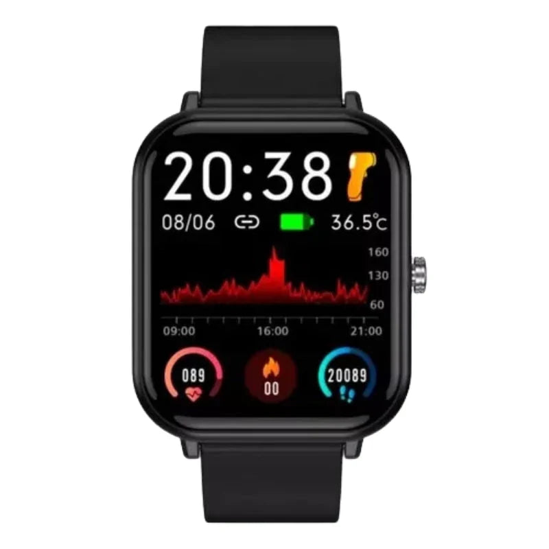 Smartwatch unisex: pantalla de alta resolución para datos de salud y actividad. Tecnología punta.