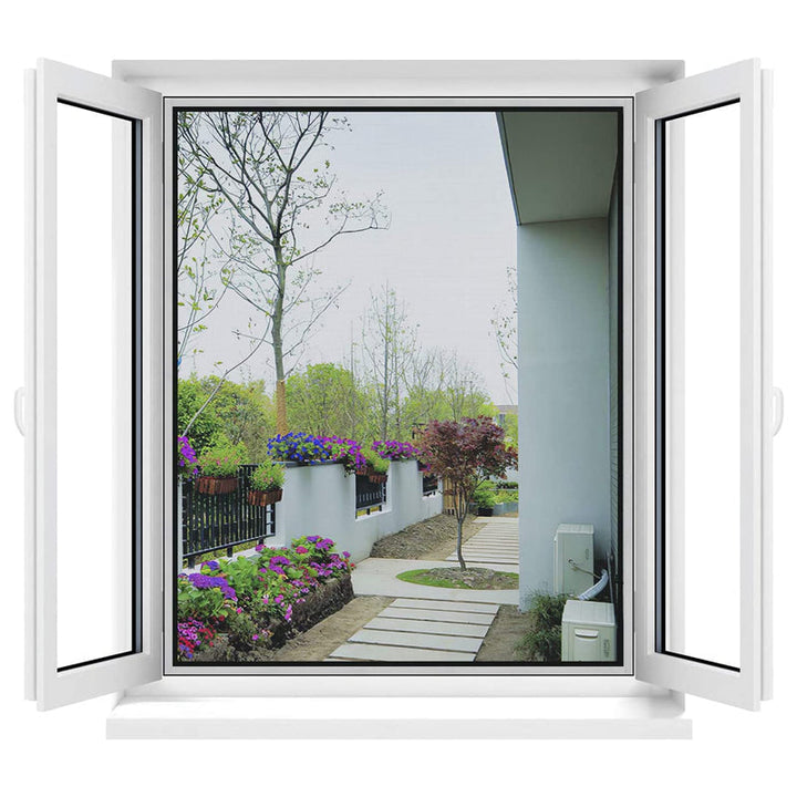 Protección duradera contra mosquitos, mosquitera de ventana autoadhesiva y resistente al uso diario.