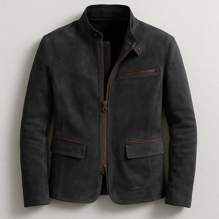 Chaqueta de hombre para todas las estaciones, perfecta para look casual o formal. Prenda de moda masculina versátil.