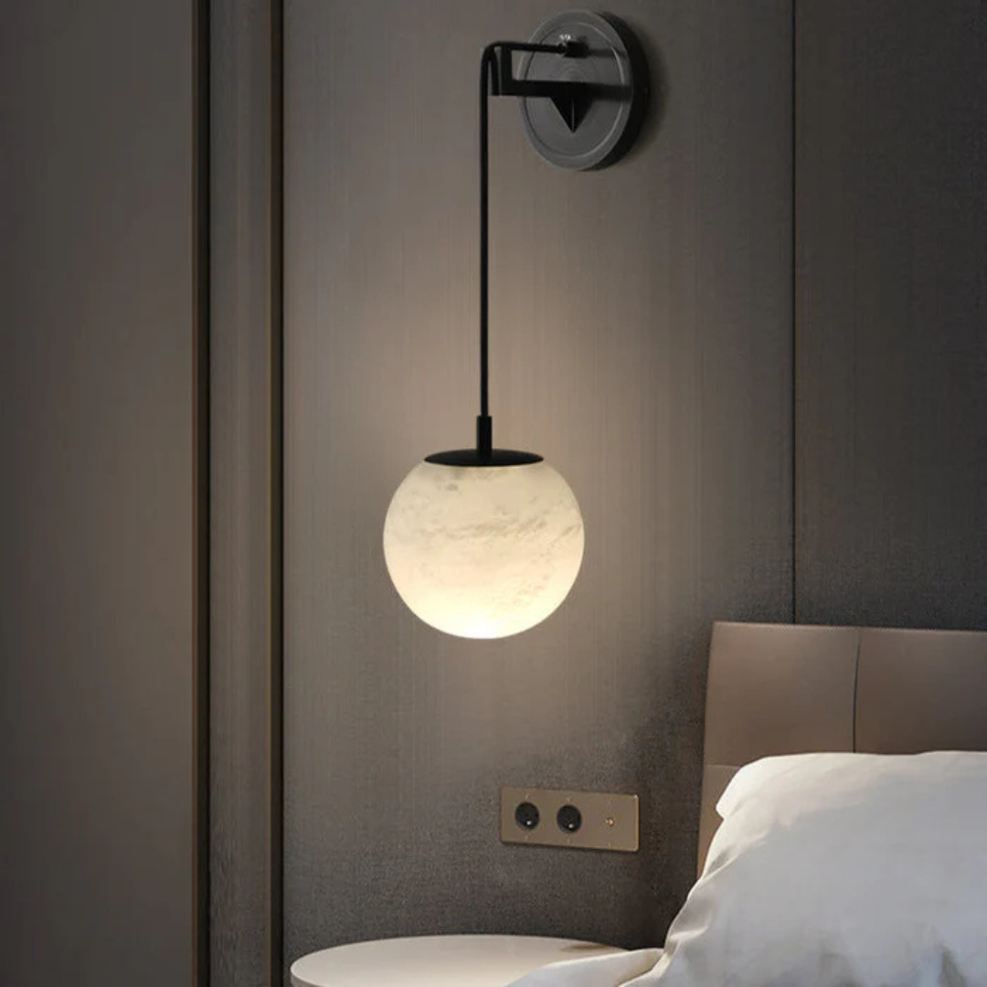 Aplique LED de diseño moderno para pared, iluminación interior eficiente y decorativa.