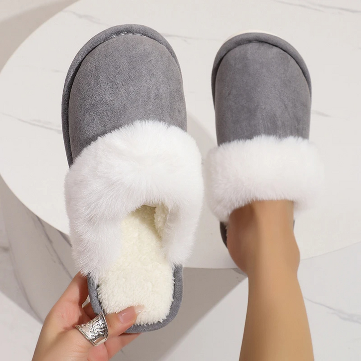 Zapatillas de casa de mujer super cómodas y mullidas con forro cálido para el invierno.
