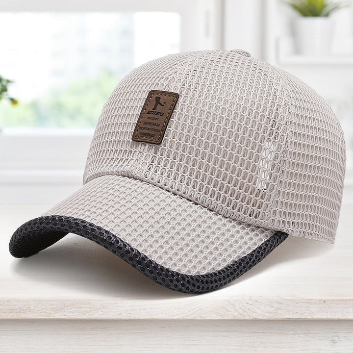 Gorra de béisbol unisex transpirable con tejido ligero. Esencial para protegerse del sol en verano y deportes.