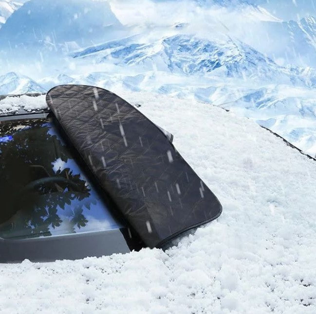 Cubierta magnética para auto, protege el parabrisas contra nieve, hielo y escarcha. Fácil de instalar.