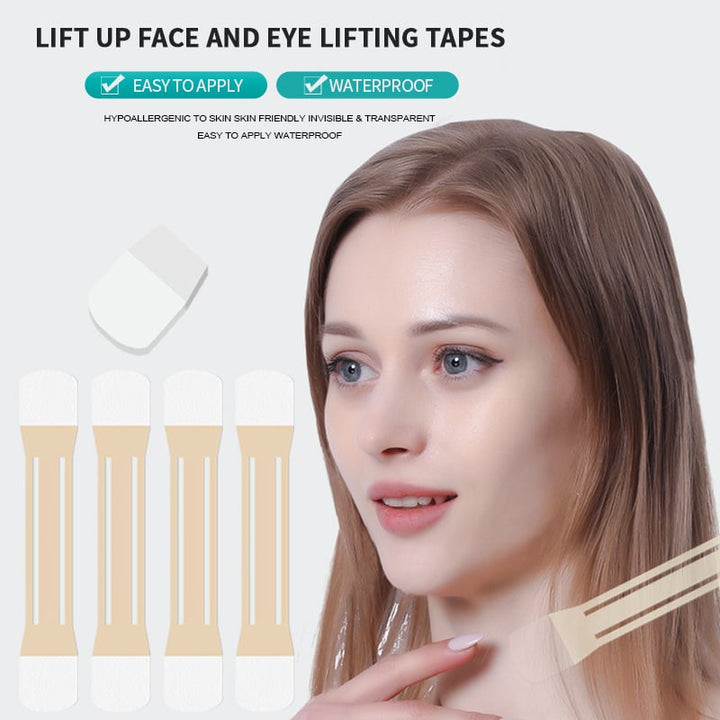 Cinta lifting instantáneo para cuello y escote. Piel firme y joven en segundos. Solución de belleza rápida.
