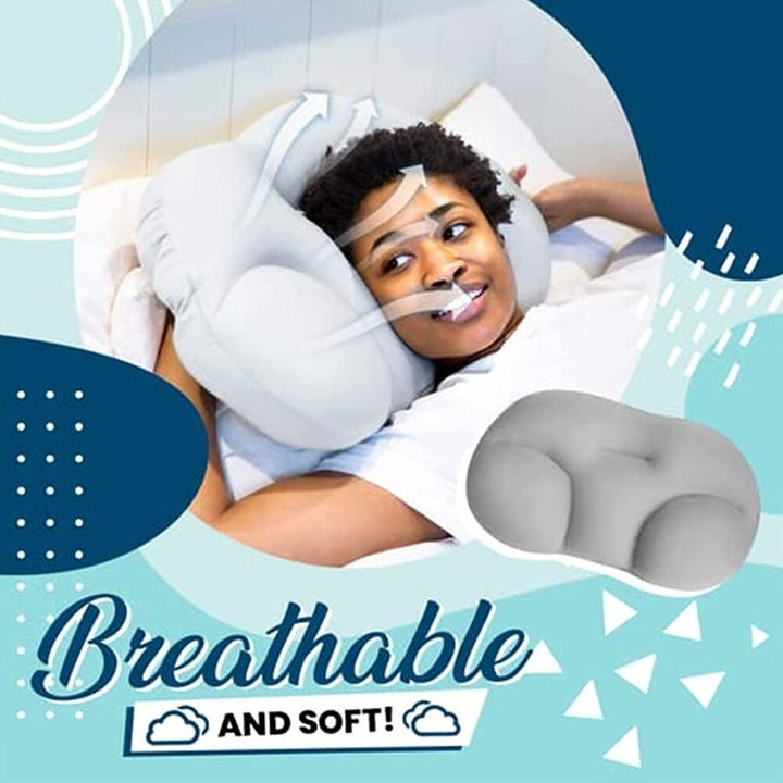 Almohada para el dolor de cuello y alivio cervical, promoviendo un mejor dormir con soporte ortopédico.