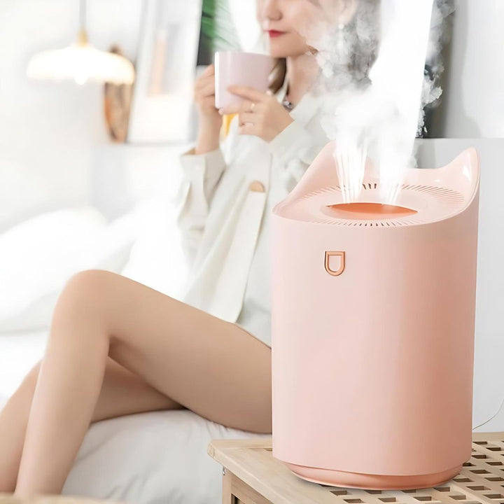 Humidificador ultrasónico 3000ml para mejorar el ambiente del hogar y oficina.