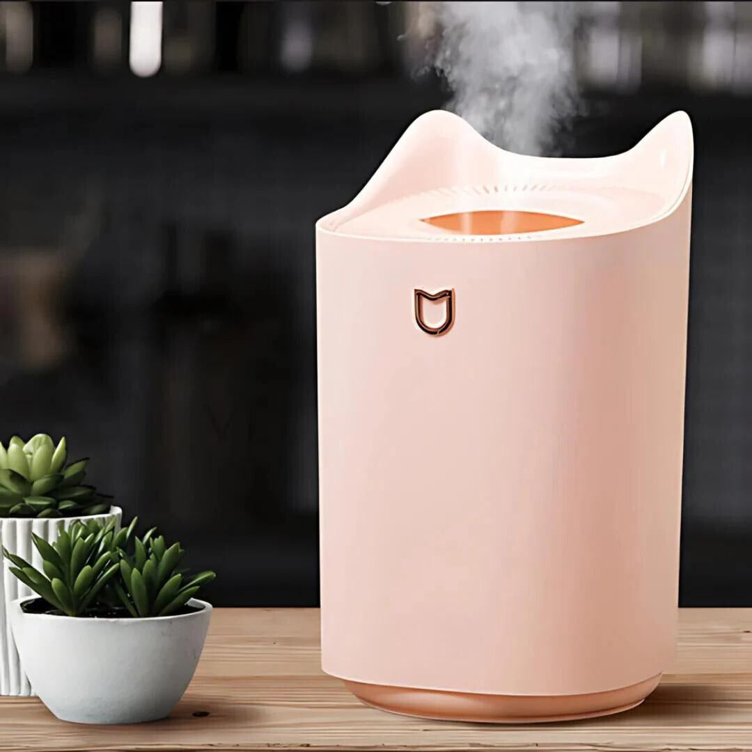 Humidificador de gran capacidad 3L para hogar y oficina, ideal para un aire más puro.