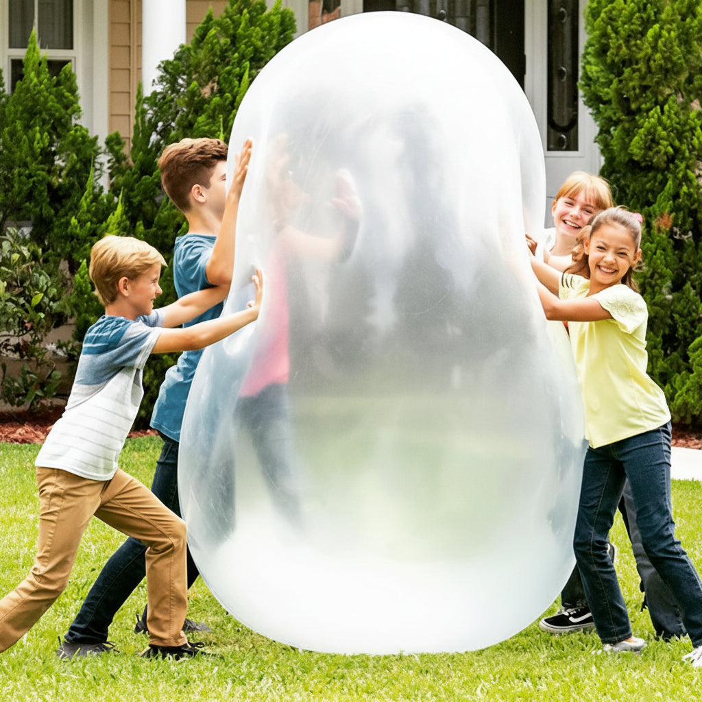 Pelota burbuja gigante, elástica y segura. Inflable de TPR para juegos divertidos de niños al aire libre.