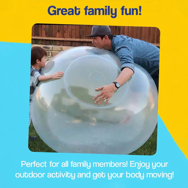 Pelota inflable gigante para diversión sin fin. Burbuja grande ideal para juegos de niños al aire libre.