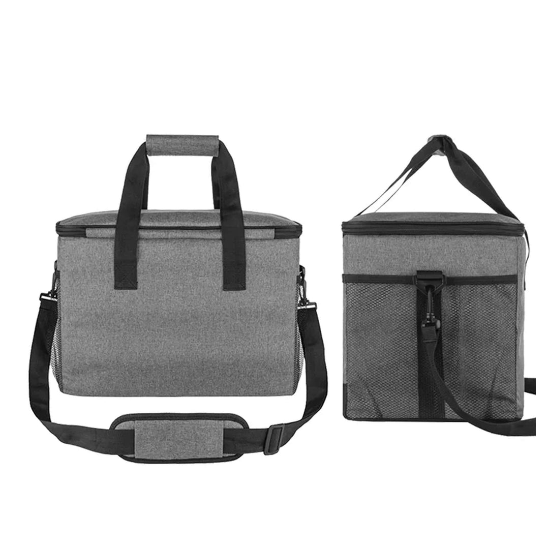 Bolsa aislada 33L, impermeable y resistente, diseñada para mantener tus bebidas frías en la playa o campo.