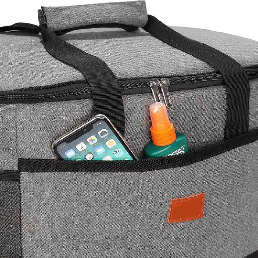 Práctica bolsa térmica 33L con correas ajustables, ideal para llevar tu picnic o bebidas a la playa.