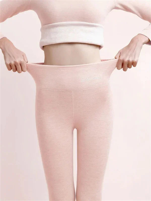 Leggings de invierno duraderos para mujer, resistencia al frío extremo. Ideales para actividades en bajas temperaturas.