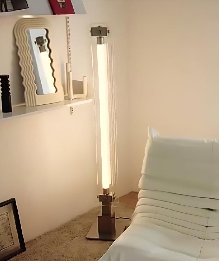 Lámpara de pie M29, luz cálida y acogedora a través de pantalla de vidrio, para decoración de hogar moderna.